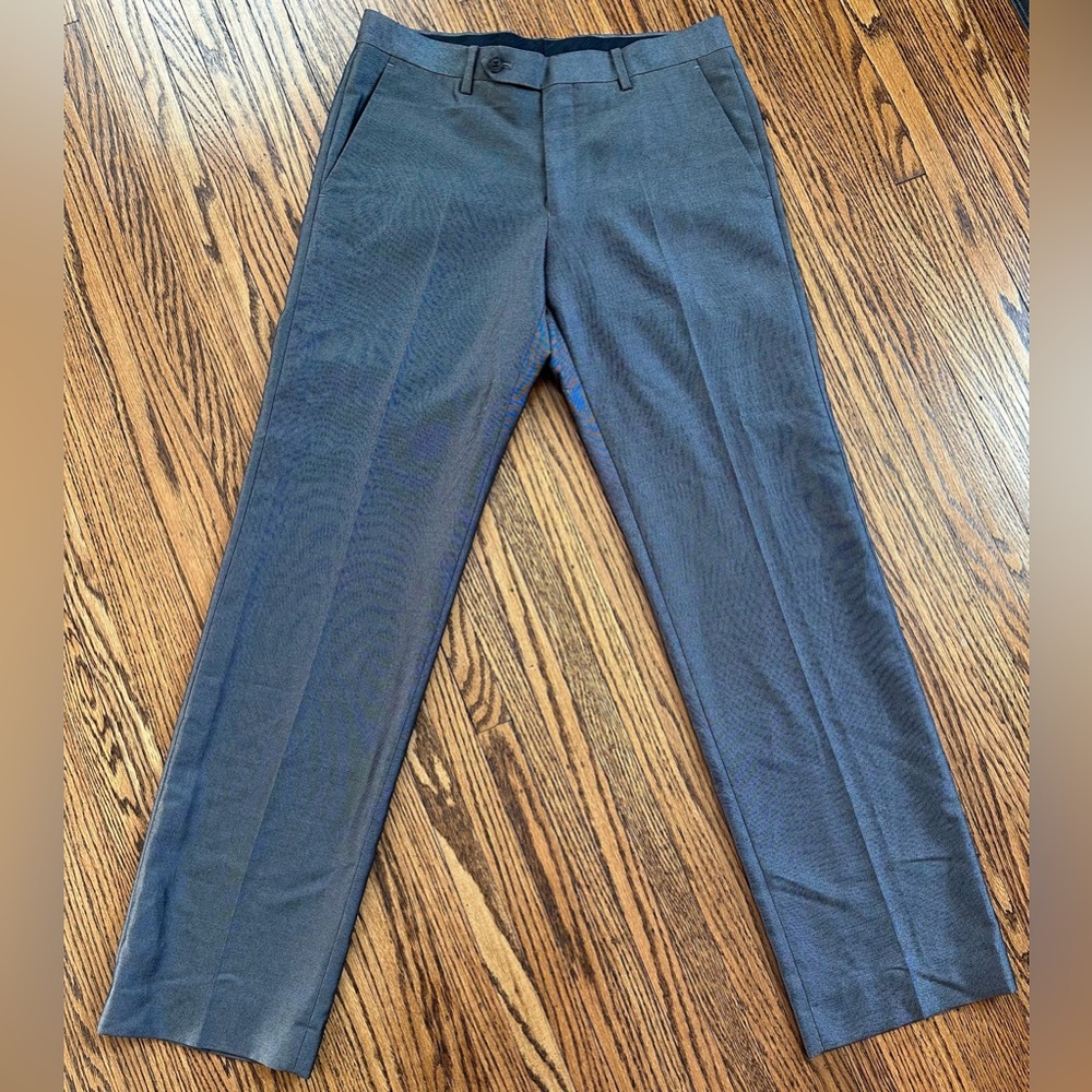 John Varvatos Charcoal Dress Pants